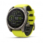 Умные спортивные часы Garmin Fenix 8 51 мм SOLAR Sapphire Yellow/Graphite Silicone Band 010-02907-20