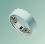 Oura Ring 4 Ceramic, Tide, US8 Oura Ring 4 Ceramic, Tide, US8