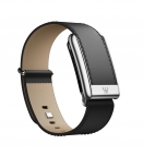 Кожаный ремешок для браслета Whoop 5.0 (ONE, PEAK) LeatherLuxe Band (Black / Cream / Titanium) Small 24mm