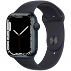 Apple Watch Series 7, 41mm, Aluminium Case with Sport Band, Midnight